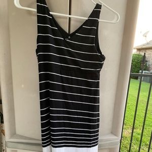 Athleta Santorini Dress Black/White Size XSP